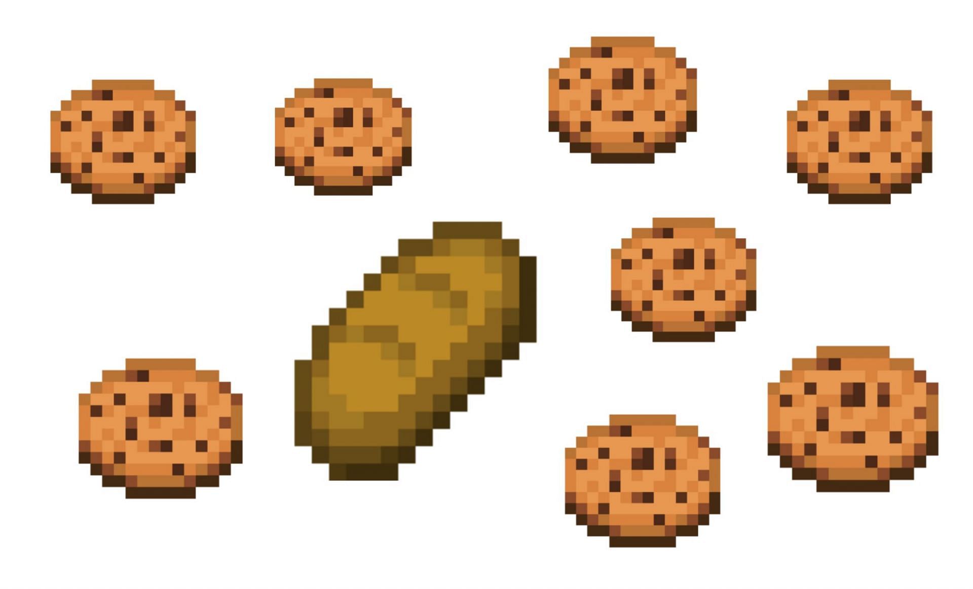 Cookies and bread (Image via Minecraft)