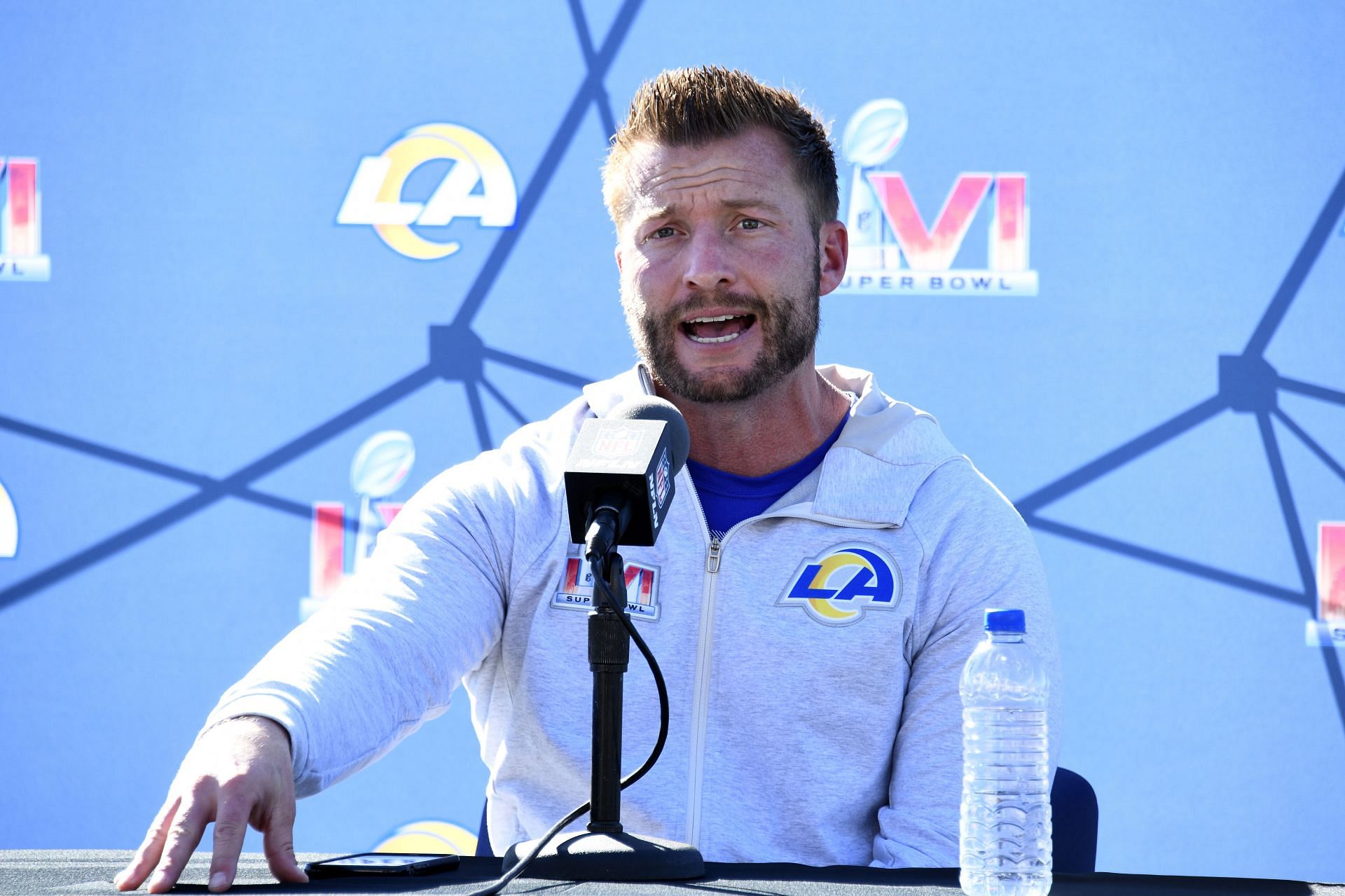 NFL on X: The @Gatorade bath that Sean McVay had been waiting for. 