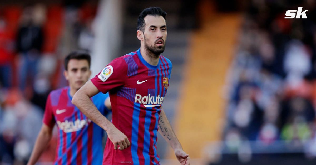Barcelona midfielder Sergio Busquets.