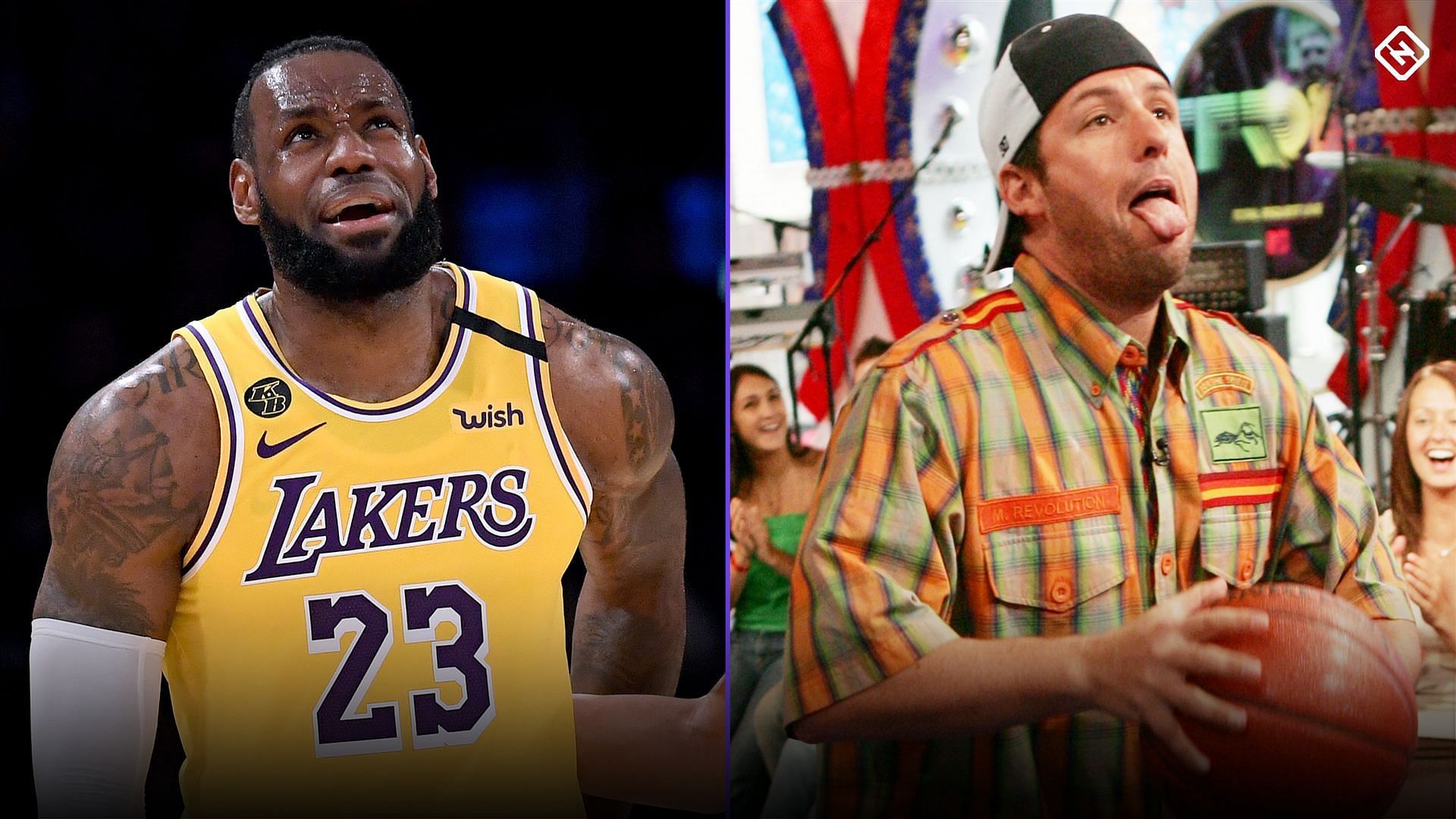 The movie Hustle will be co-produced by LeBron James and Adam Sandler [Photo: Sporting News]