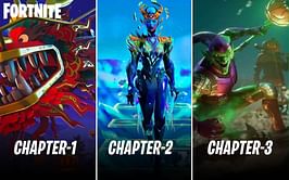 12 most popular gliders in Fortnite history (Chapter 1 to Chapter 3)