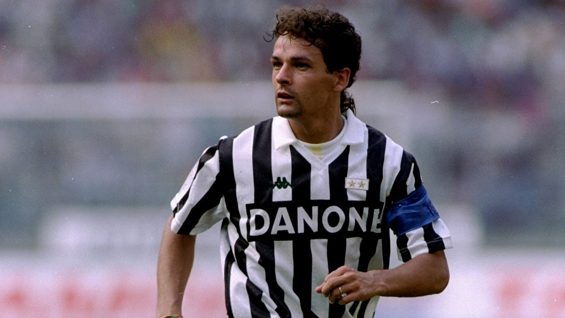 Roberto Baggio, in action for Juventus