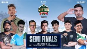 BGMI Winter Masters Semifinals: Overall standings, top 5 players, and more