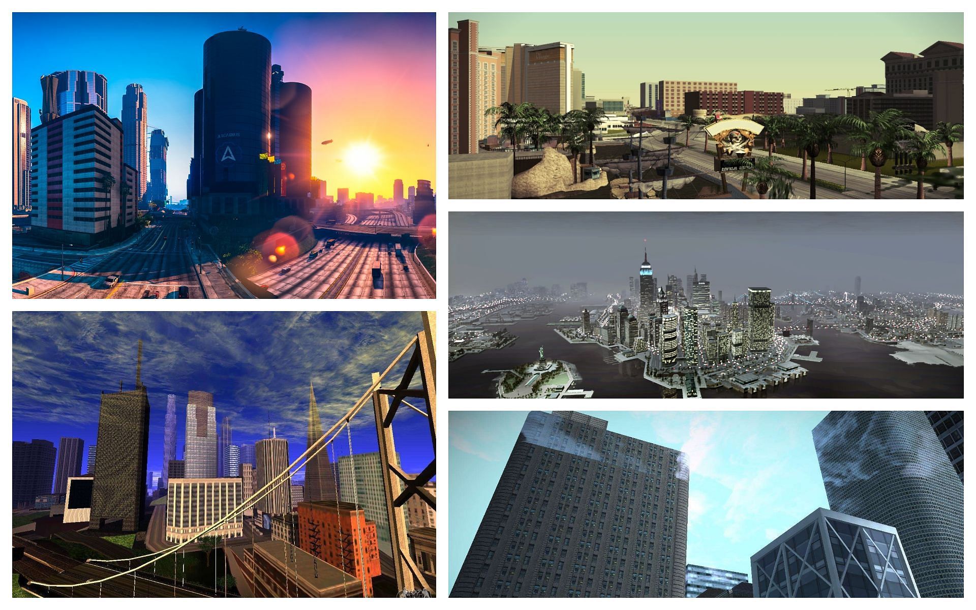 So many cities to populate the GTA 6 map with (Image via Sportskeeda)
