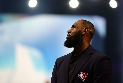 LeBron James at the 2022 NBA All-Star Game