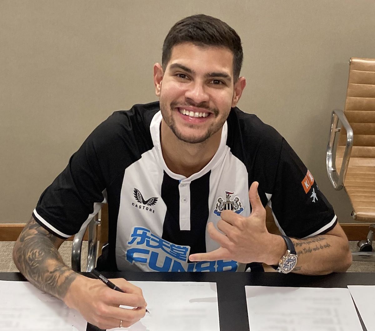 Bruno Guimaraes was the marquee signing made by Newcastle in January