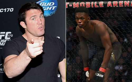 Chael Sonnen [left], Israel Adesanya [right]