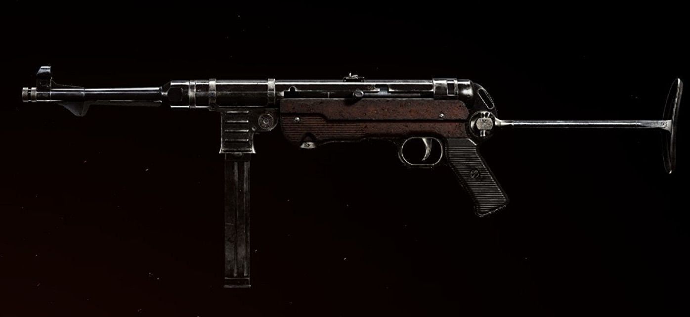 Capable of dishing out eye-watering damage in a short period of time, the MP40 will slay enemies it comes up against (Image via Activision)