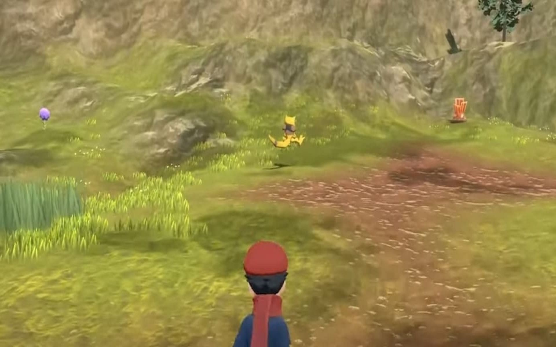 Abra can be found in the Obsidian Fieldlands (Image via Game Freak)