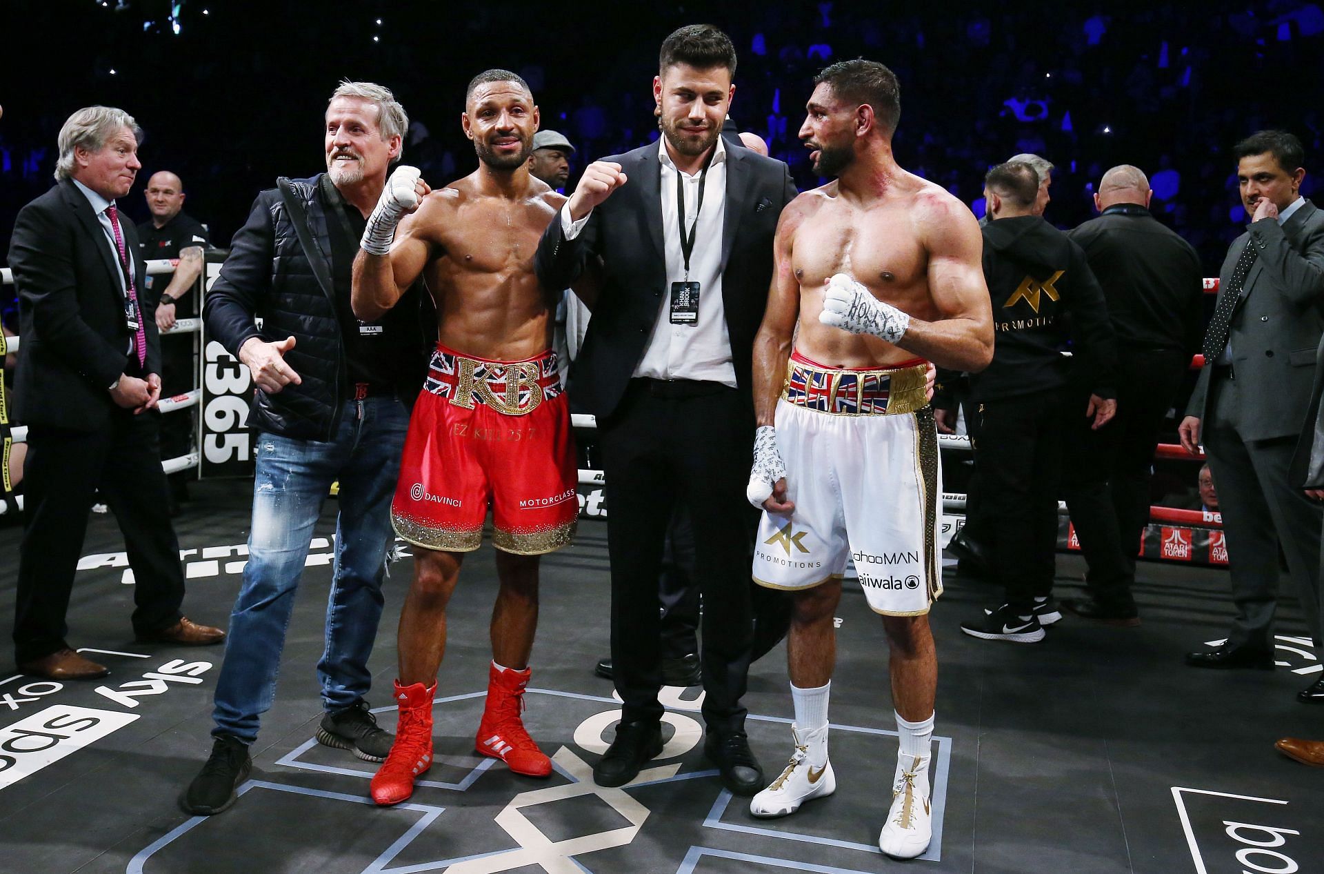 Kell Brook (left) and Amir Khan (right)&#039;s fight nearly didn&#039;t happen, according to Brook&#039;s father.