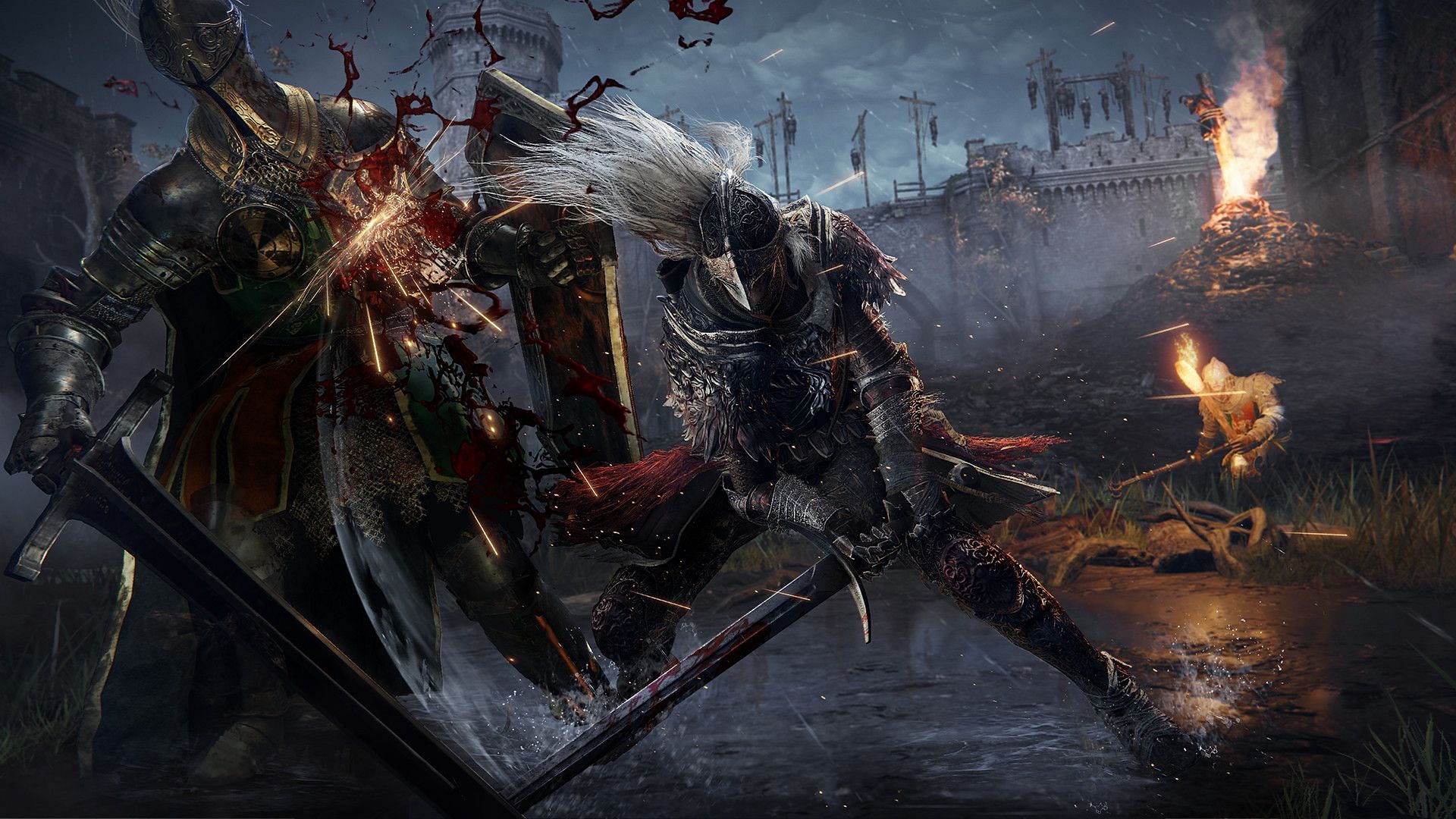 Players should be careful to weave defense into their tactics for this tough fight. (Image via FromSoftware Inc.)