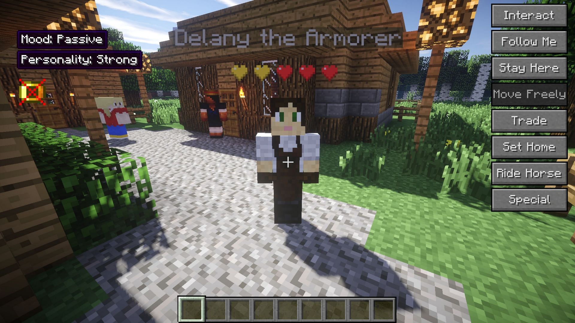 Minecraft Comes Alive revamps villager interactions (Image via Mojang)