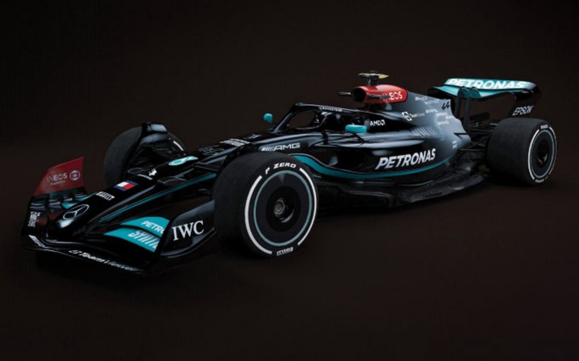 A concept image depicting Mercedes&#039; 2022 F1 car. Courtesy: Twitter/@MercedesAMGF1