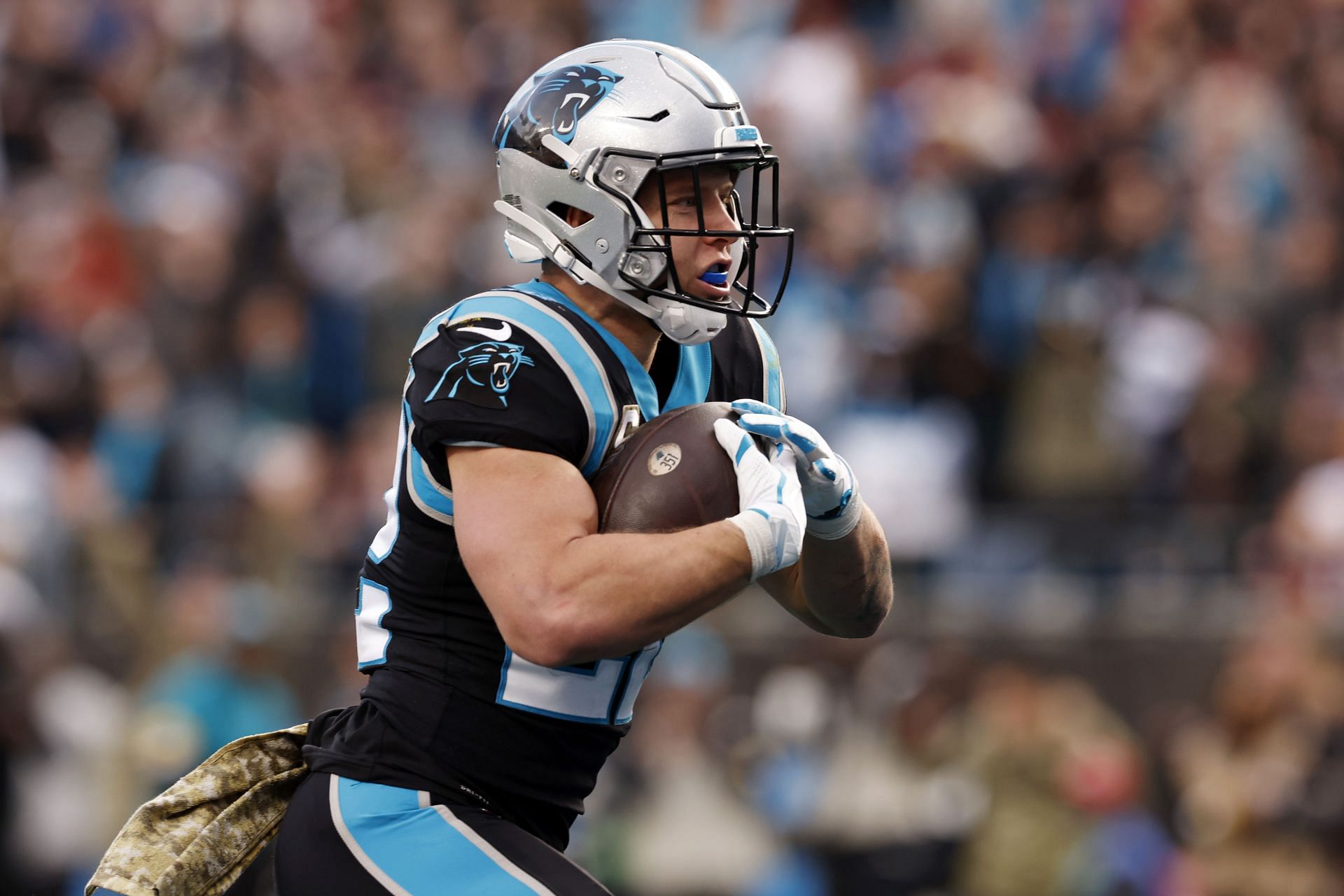 Carolina Panthers running back Christian McCaffrey