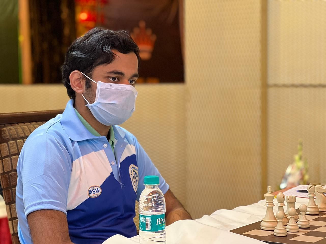 GM Erigaisi Arjun of Telangana beat GM Abhijeet Gupta of PSPB in the fifth round. (Picture: AICF)