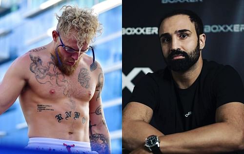 Jake Paul (left) & Paulie Malignaggi (right) [Image Credits- @paulmalignaggi on Instagram]