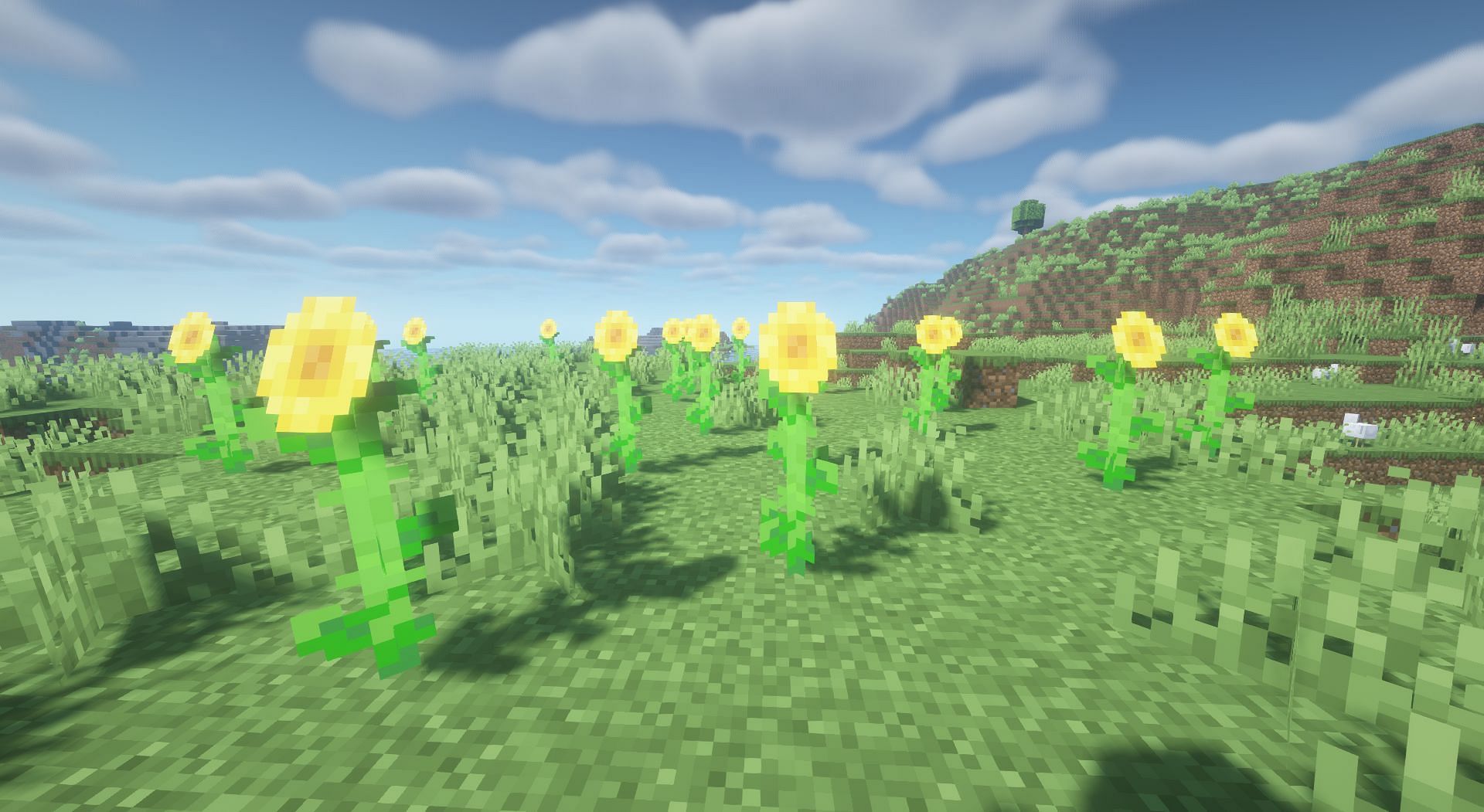 Sunflowers (Image via Minecraft)