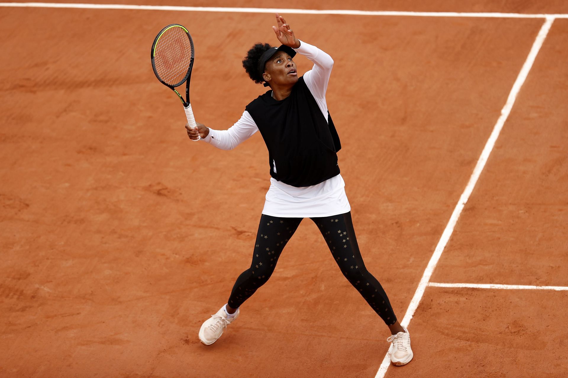 Venus Williams at the 2020 French Open