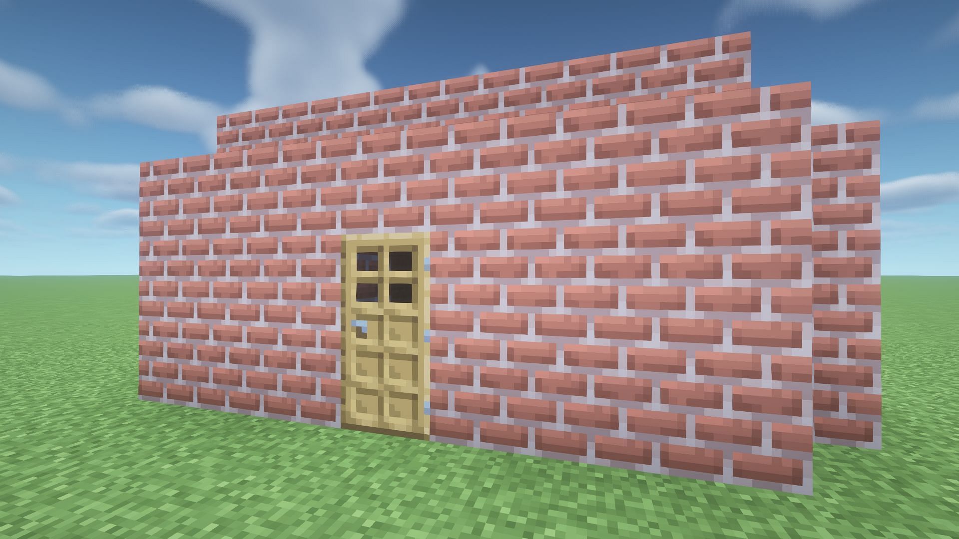 These look better on buildings (Image via Minecraft)
