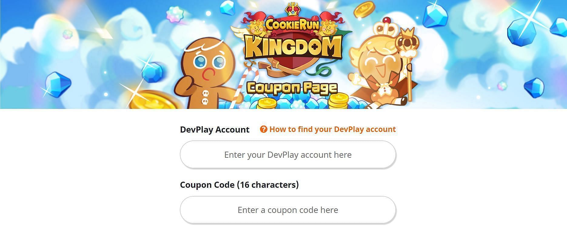 Redeem codes in Cookie Run: Kingdom