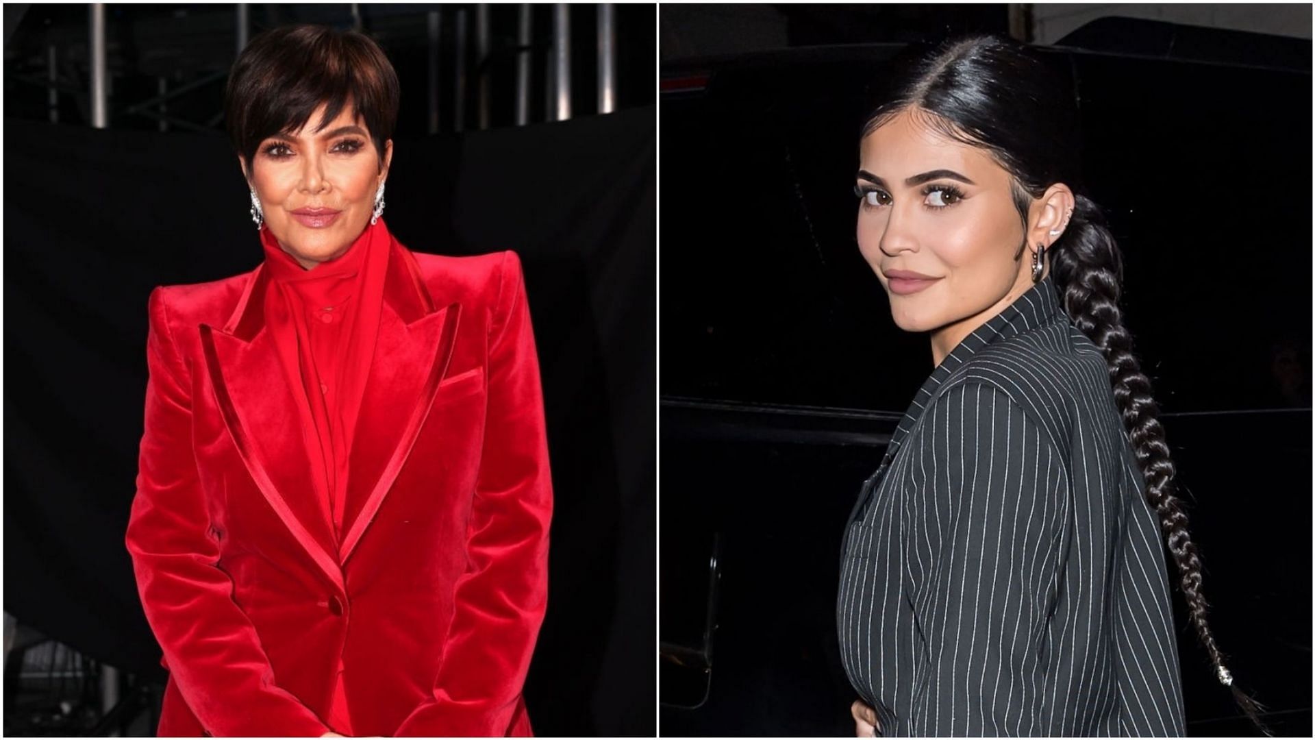 Kris Jenner congratulated her daughter Kylie Jenner on Instagram (Images via Christopher Polk and Gilbert Carrasquillo/Getty Images)