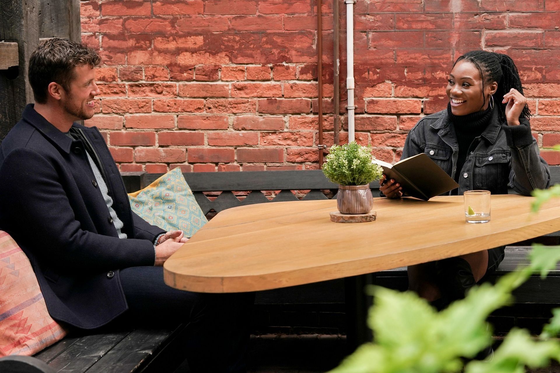 Clayton Echard and Marlena Wesh from The Bachelor (Image via John Medland/ABC)