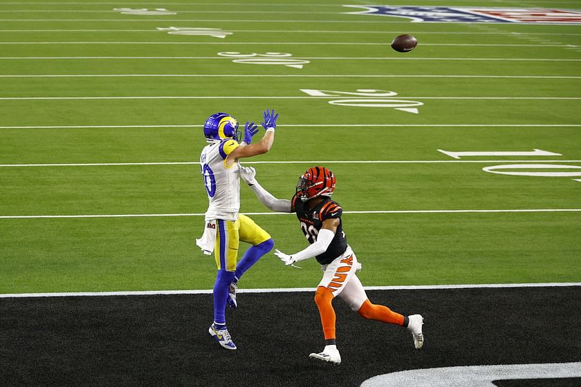 Super Bowl 2022: Rams' Cooper Kupp tries to get Bengals' Eli Apple