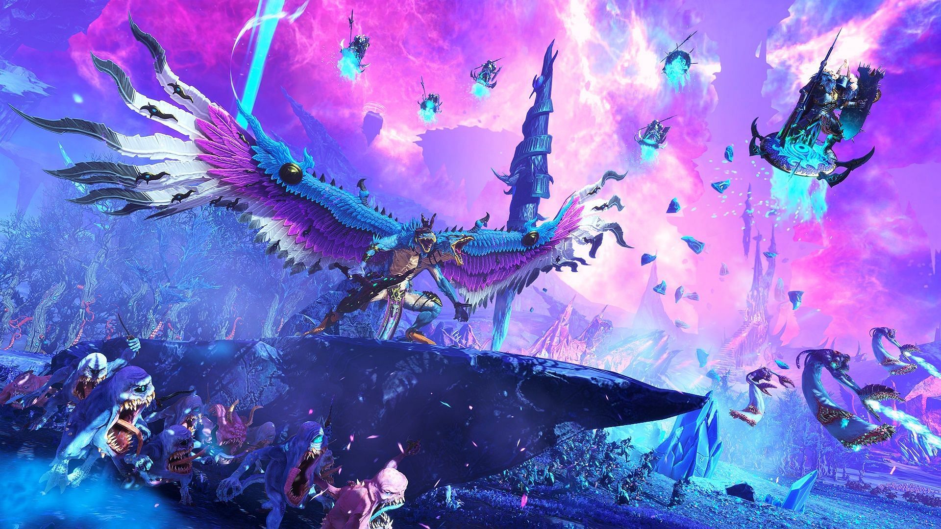 Powerful deceptive magics will destroy the enemy with Tzeentch in Total War: Warhammer 3 (Image via Creative Assembly)