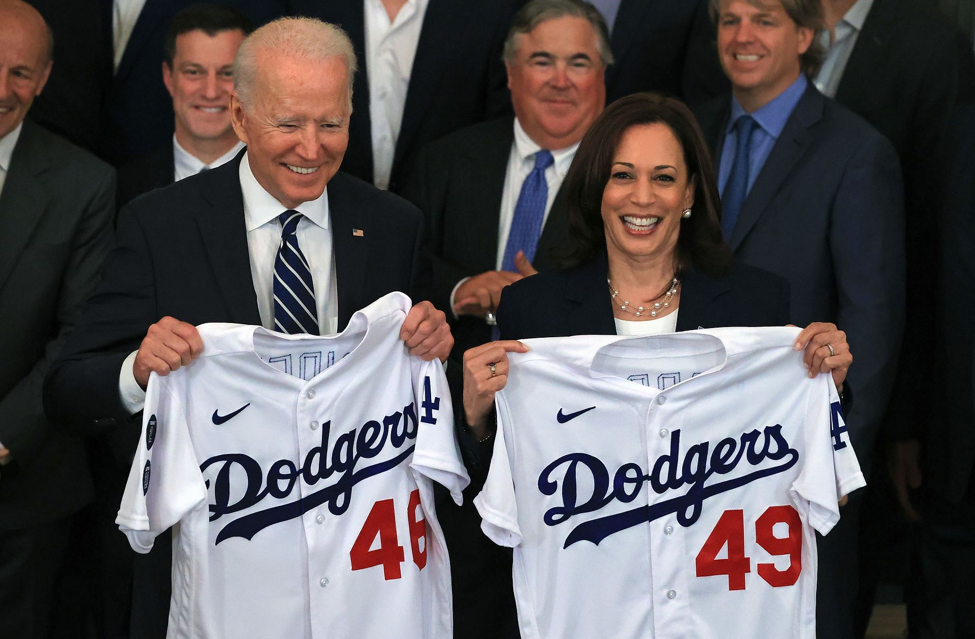 2020 World Series Champs LA Dodgers Visit The White House