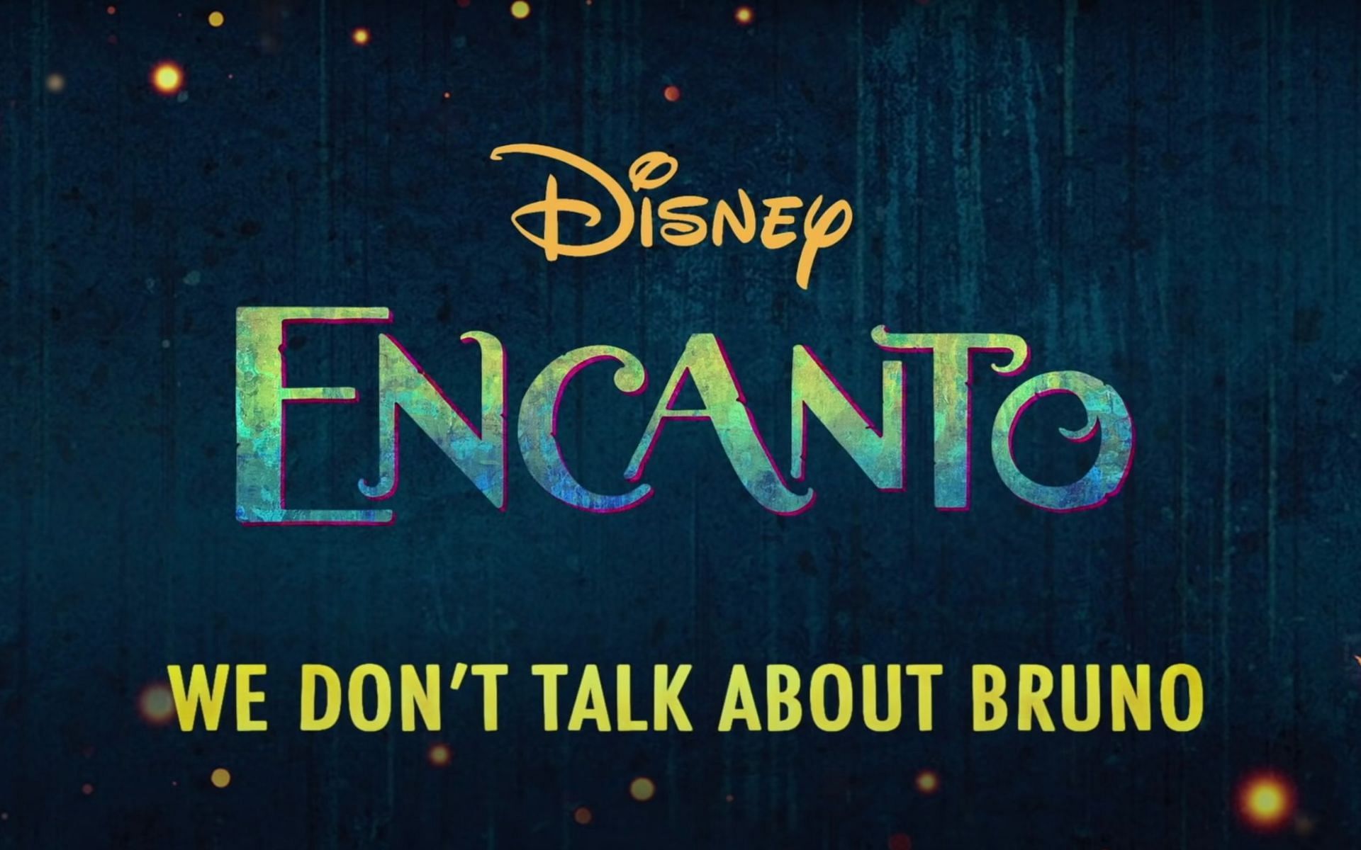 The song We Don&#039;t Talk About Bruno in Encanto (Image via DisneyMusicVEVO/Youtube)