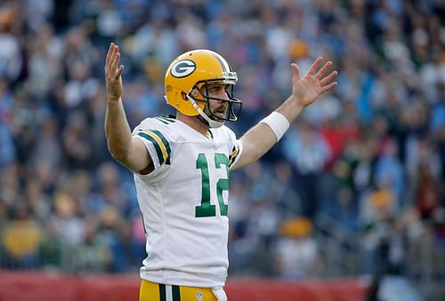 Green Bay Packers quarterback Aaron Rodgers