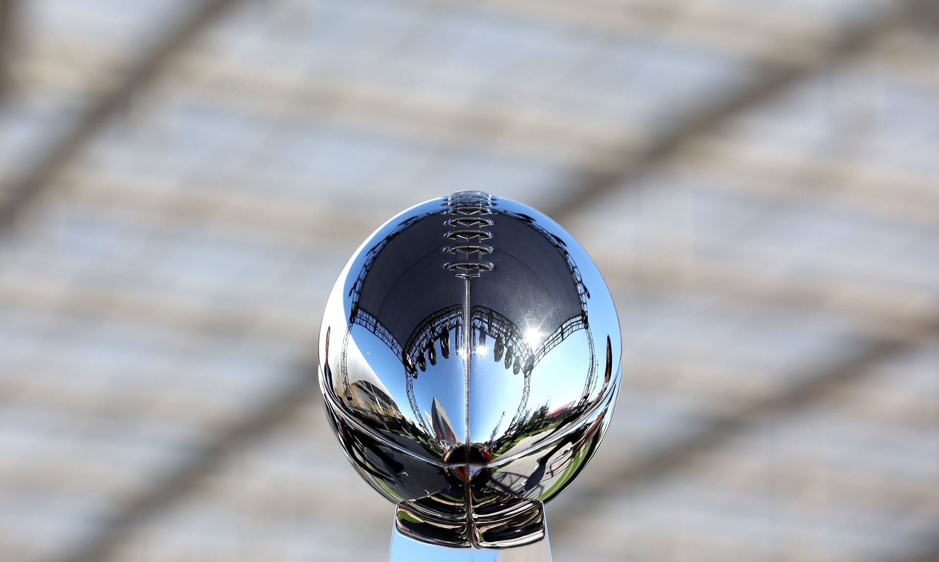 Top of the Vince Lombardi trophy