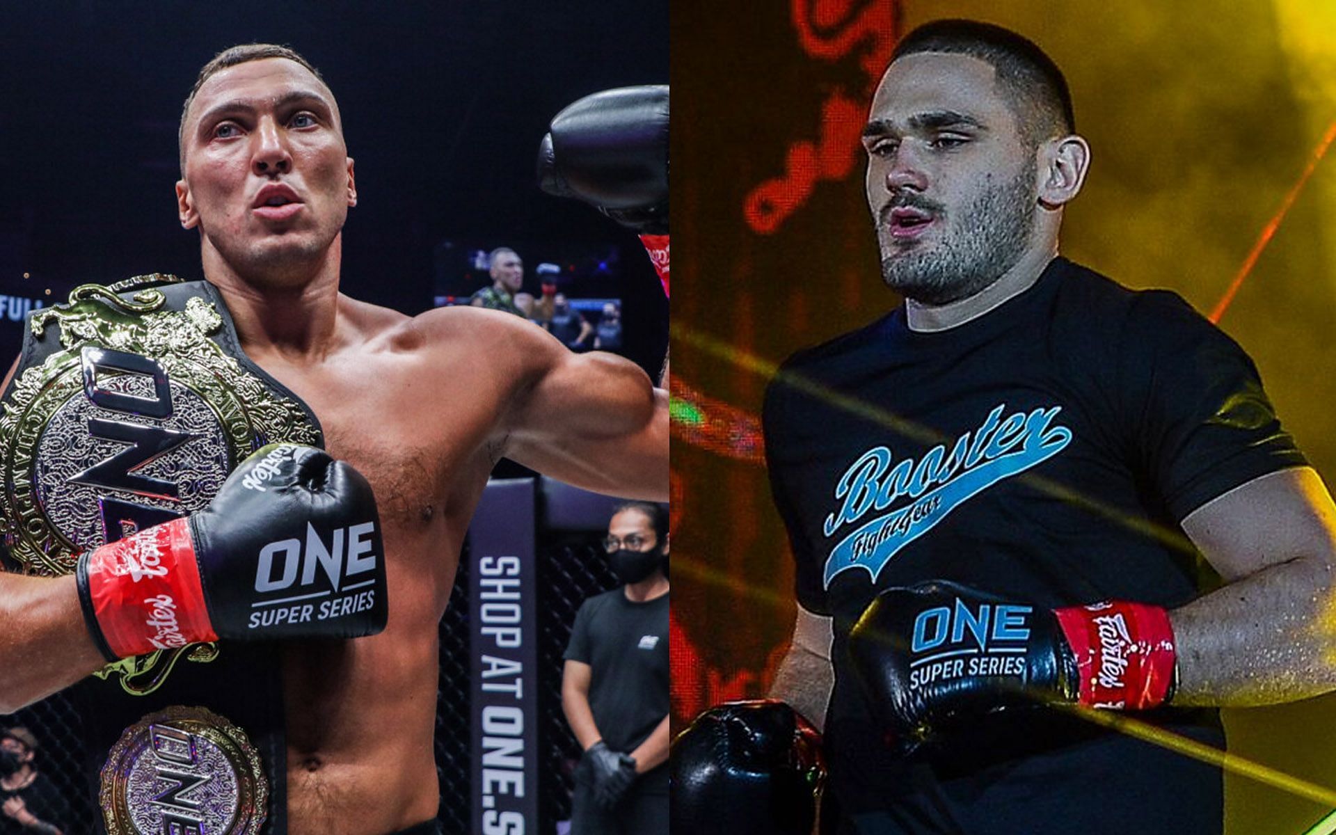 Roman Kryklia (Left) is looking to move up to heavyweight and challenge Rade Opacic (Right). | [Photos: ONE Championship]