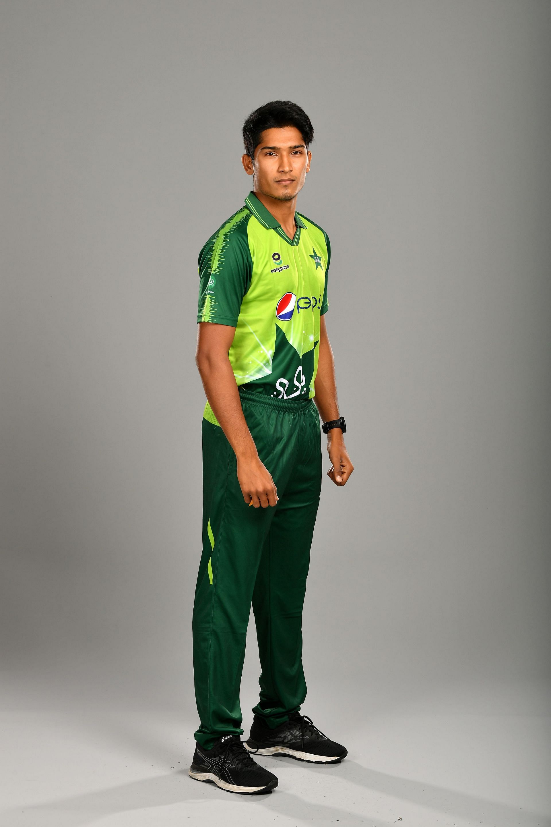 Pakistan fast bowler Mohammad Hasnain