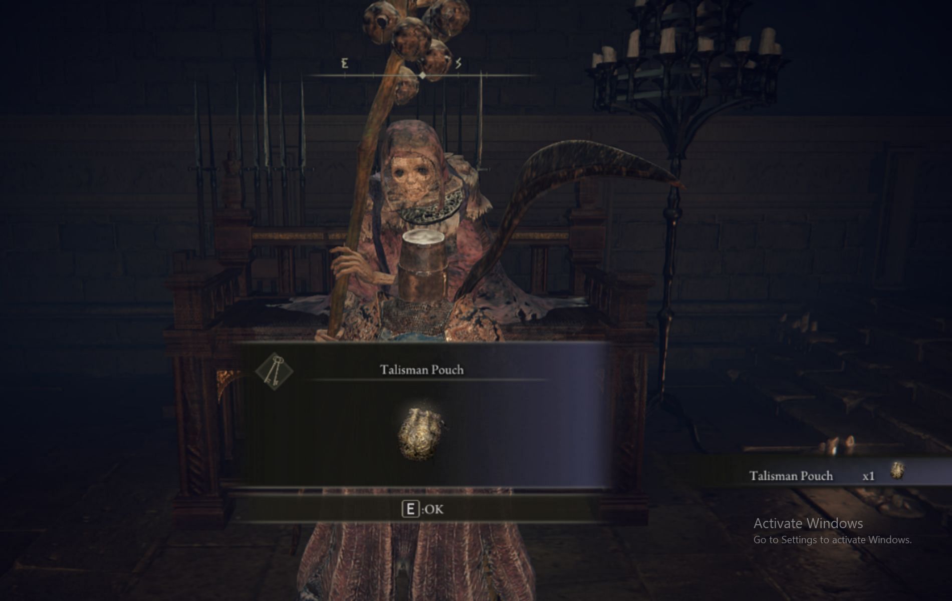 Find a pouch to earn a slot. (Image via FromSoftware)