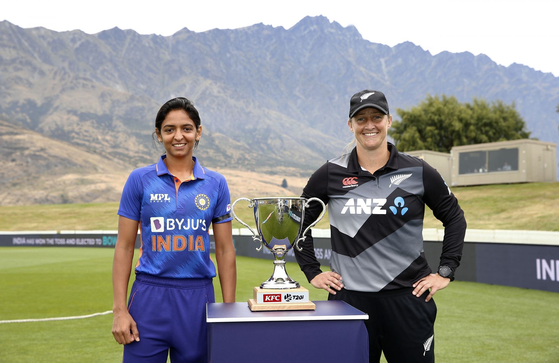 Harmanpreet Kaur (left) has been in wonderful form for India lately.