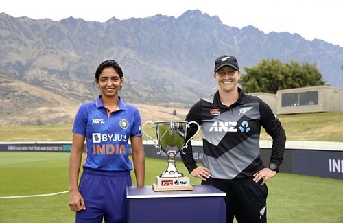 Harmanpreet Kaur (left) has been in wonderful form for India lately.