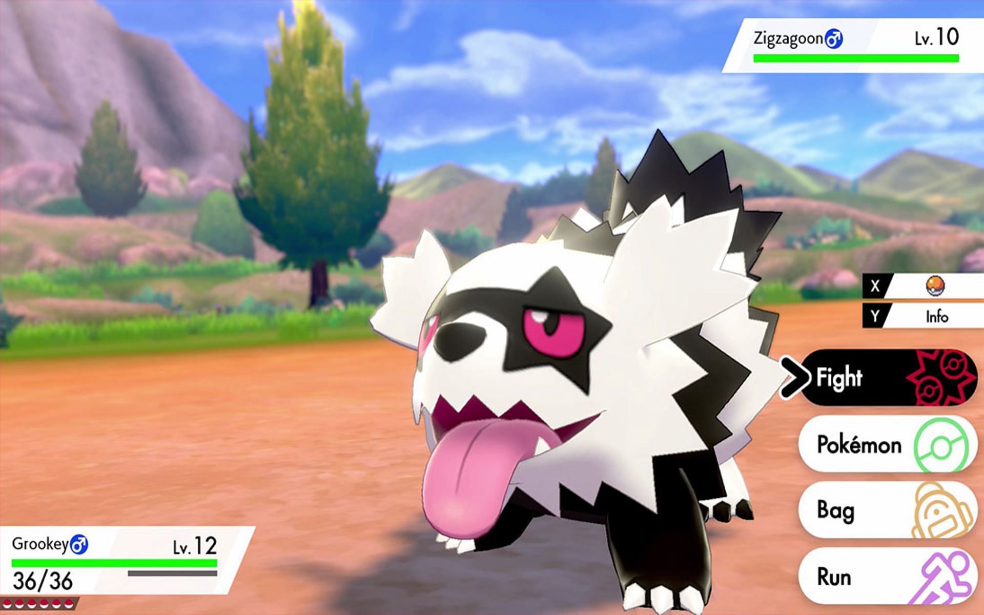 Zigzagoon received the Dark typing for its Galarian form (Image via Game Freak)