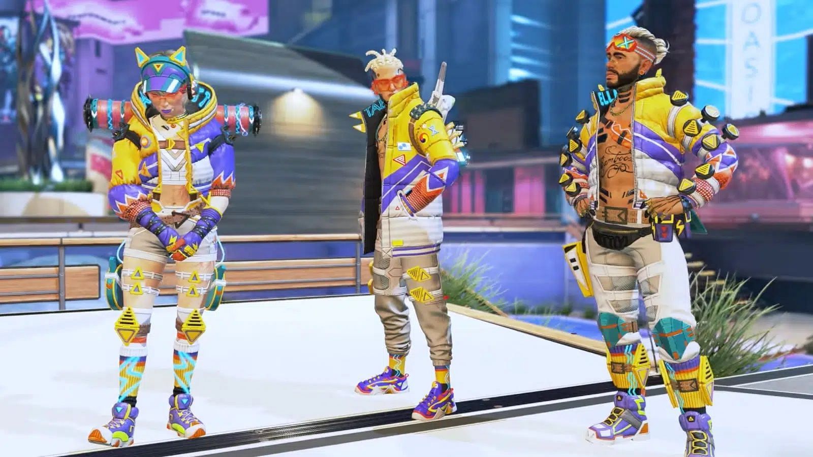 Two new skins for Mirage and Wattson (Image via Respawn Entertainment)