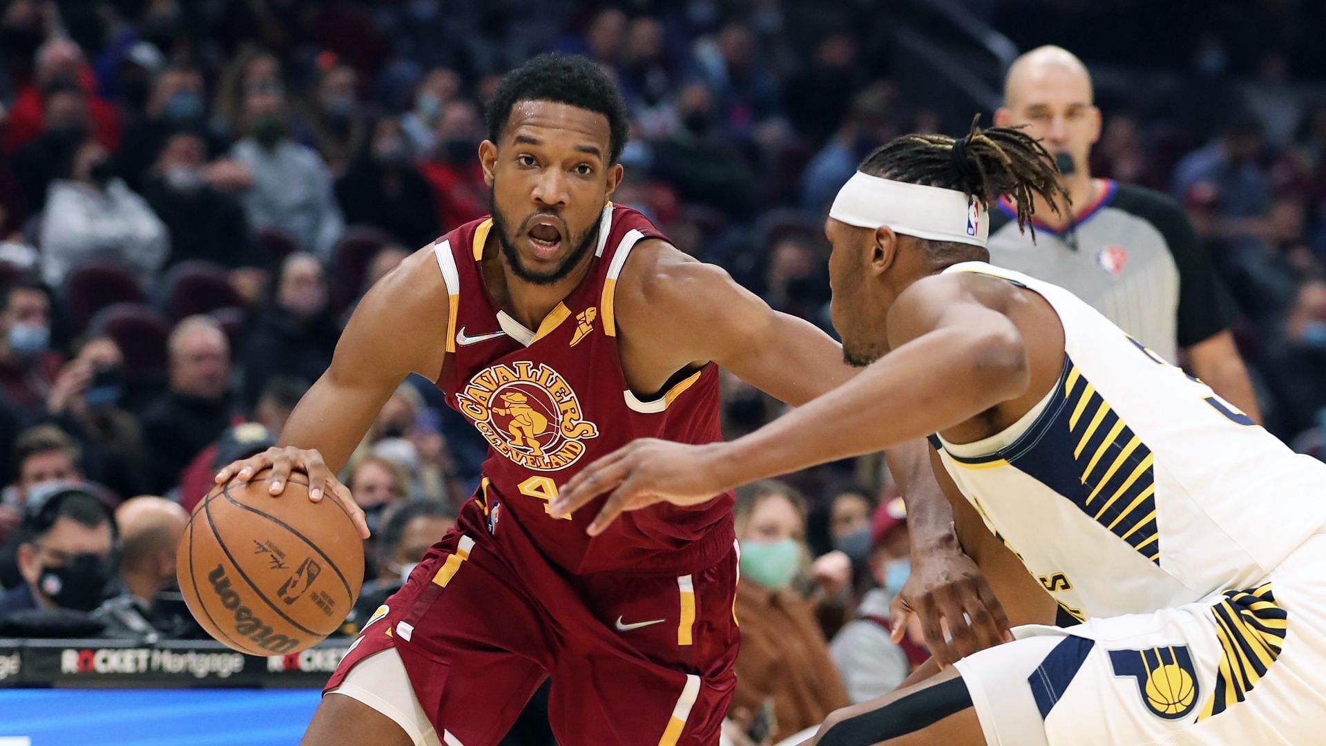 The visiting Cleveland Cavaliers are looking to go 3-0 up against the Indiana Pacers in their season series. [Photo: NBA.com]