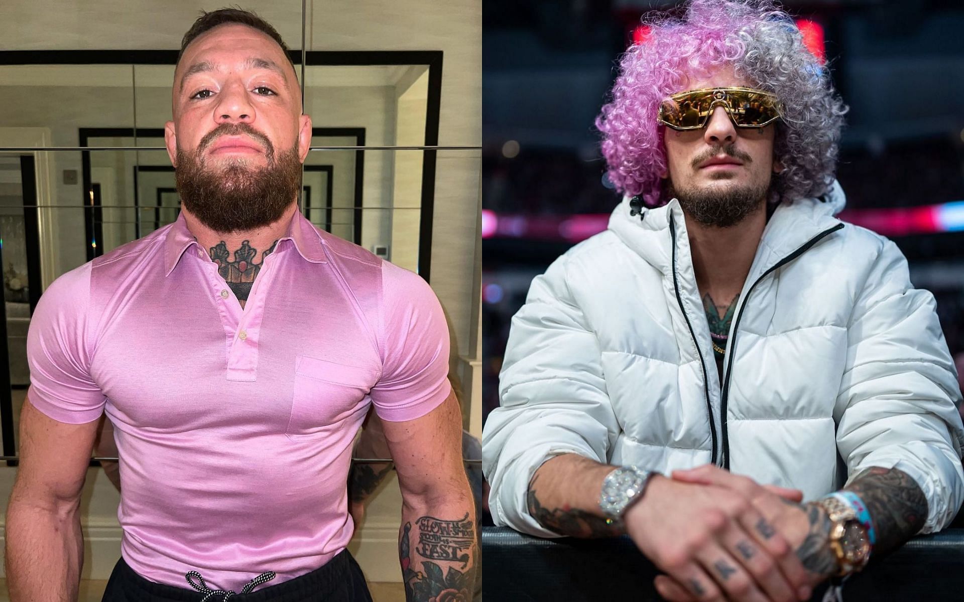 Conor McGregor (left), Sean O&#039;Malley (right) [Image credits: @thenotoriousmma and @sugaseanmma]