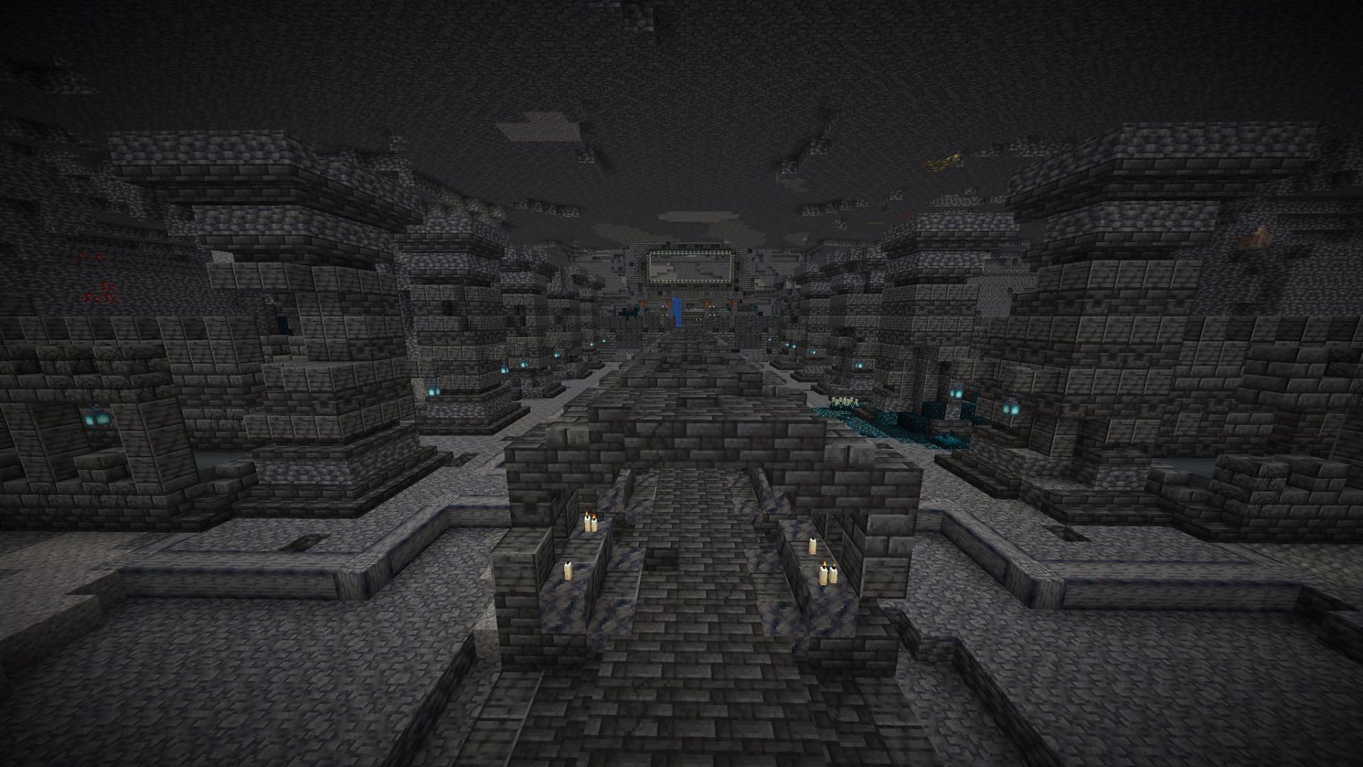 Ancient City is where the players can end up getting their hands on the echo shards (Image via Mojang)