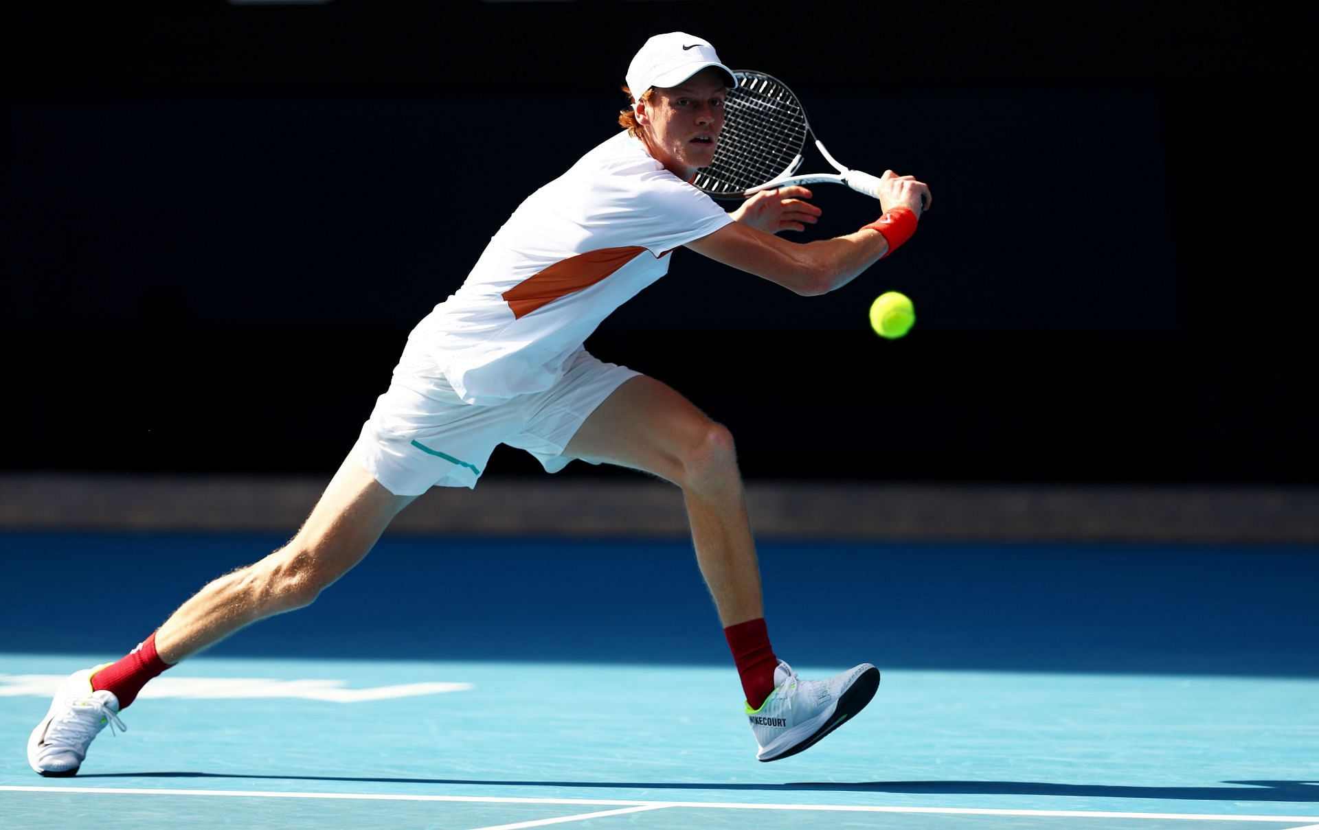 Jannik Sinner at the Australian Open 2022