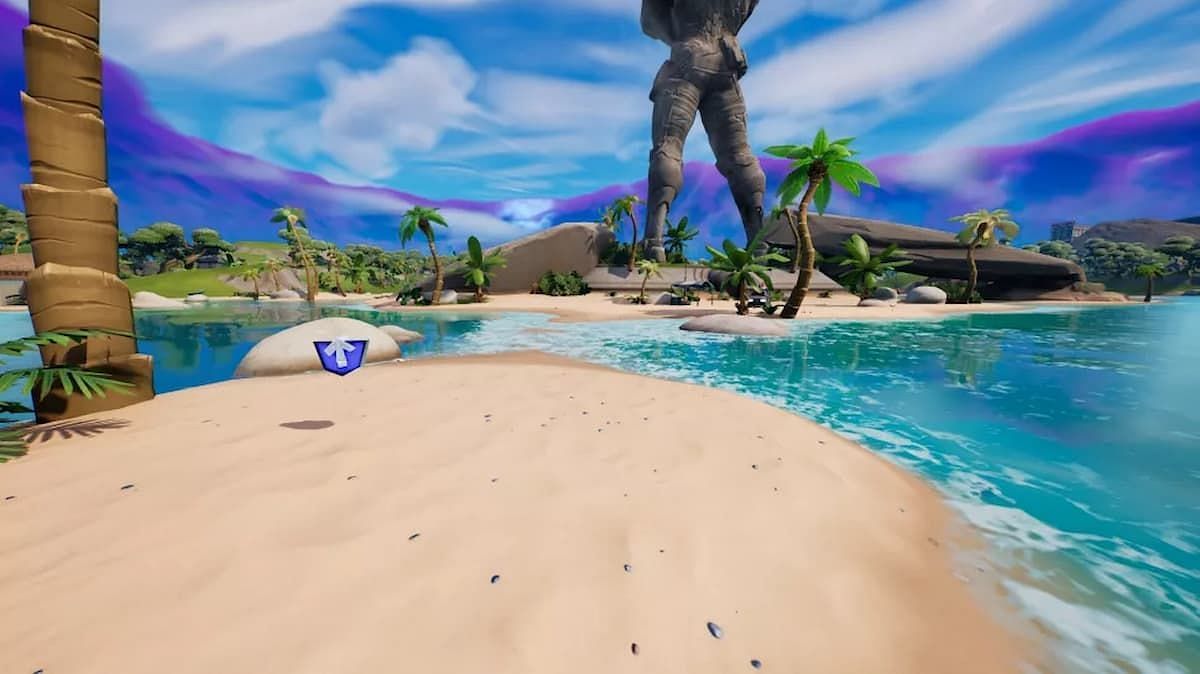 Token 4 is behind The Foundation statue (Image via Epic Games)