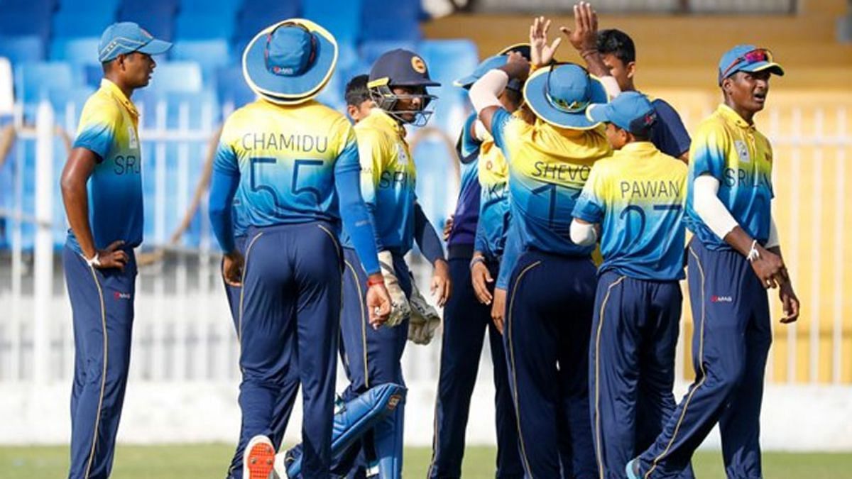 Sri Lanka U19 Cricket Team in action (Image Courtesy: IndiaTV News)