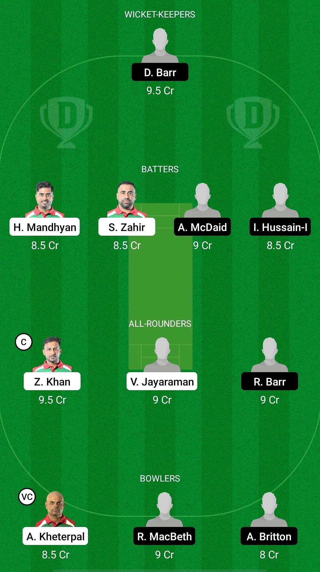 ROT vs BRI Dream11 Prediction - ECL T10