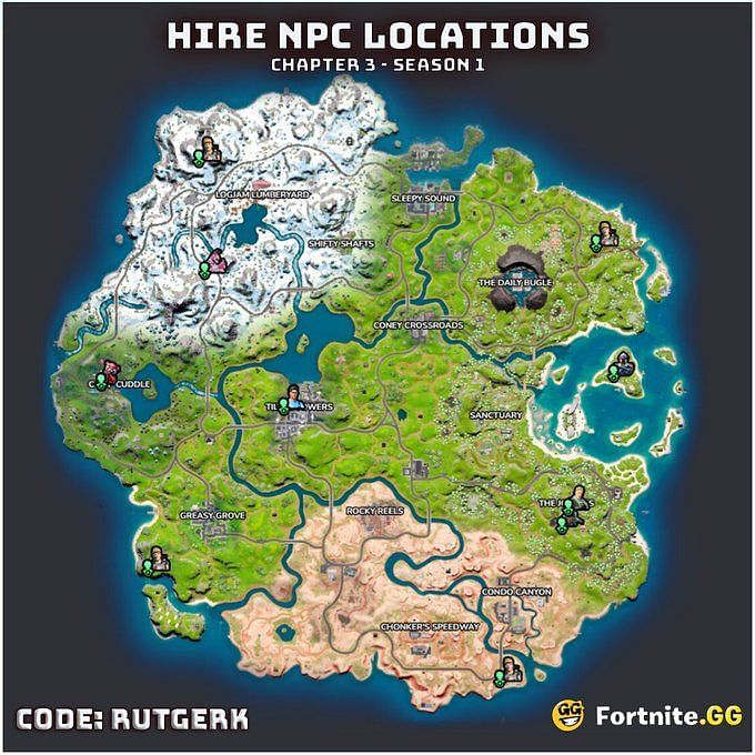 Where To Hire A Character In Fortnite: Full List Of Every NPC Available ...