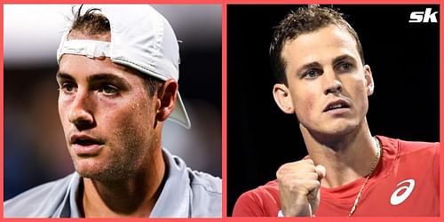 John Isner (L) & Vasek Pospisil