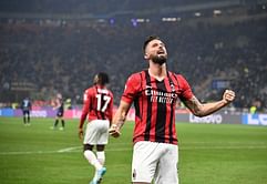 Giroud comes good as AC Milan secure derby bragging rights against Inter Milan