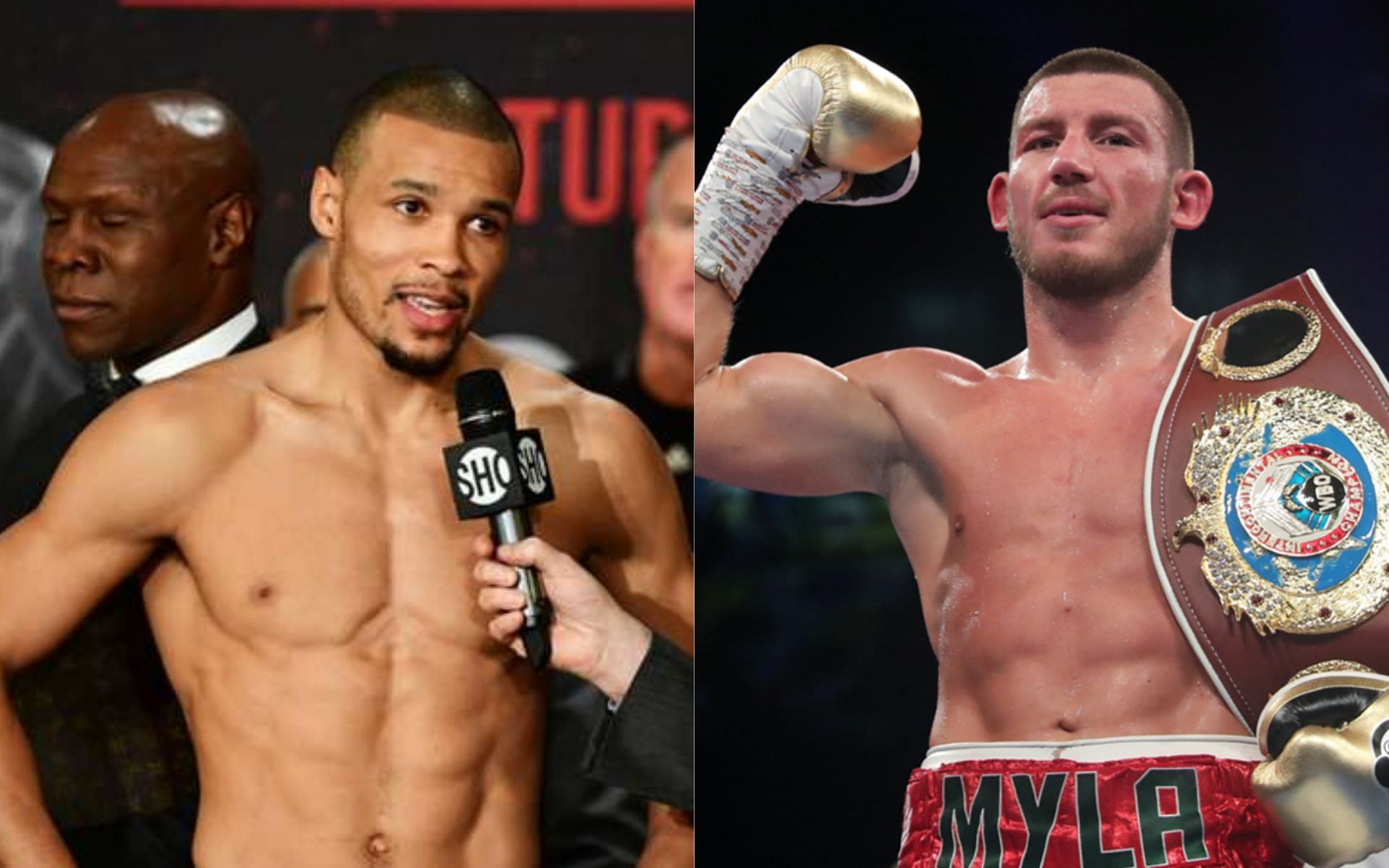 Chris Eubank Jr. (left) and Liam Williams (right)